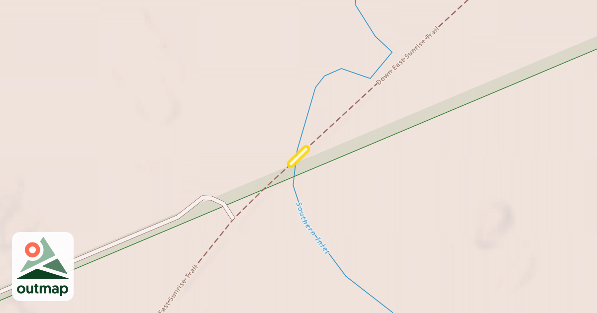 Map of Down East Sunrise Trail