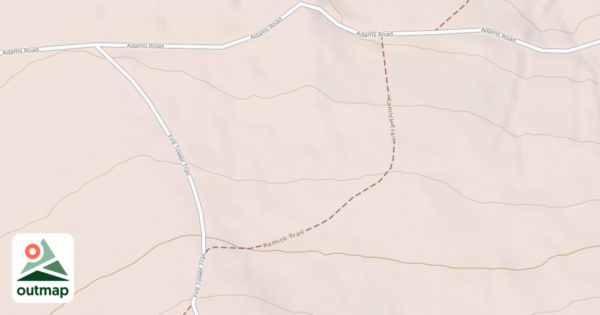 Map of Fire Tower Trail