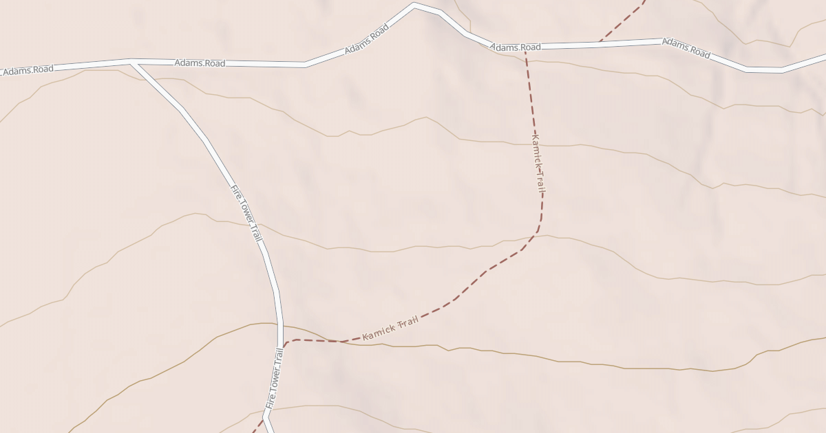 Map preview of Fire Tower Trail