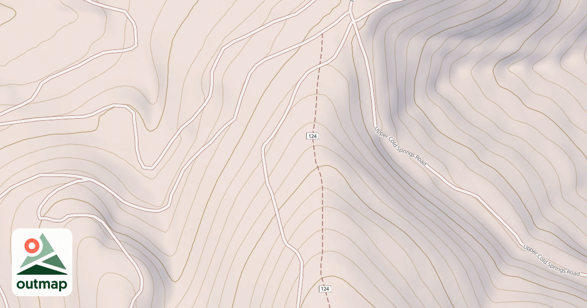 Map of MUSH LAKE A