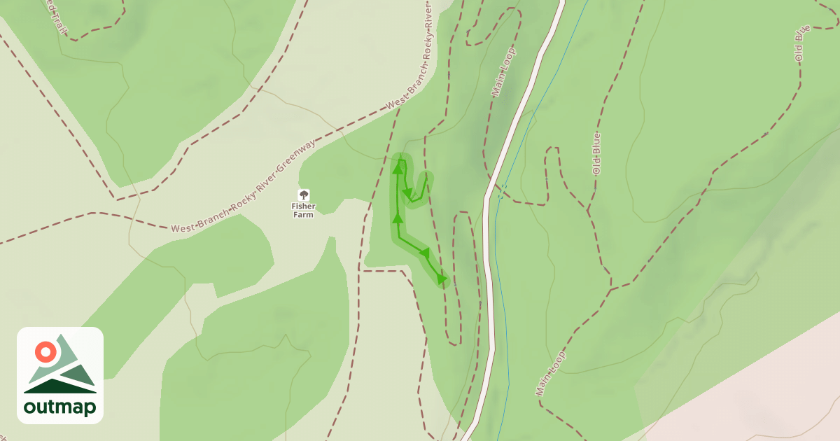 Map of Reservoir Loop