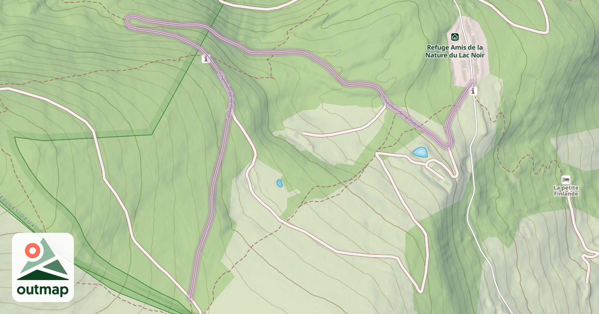 Map of Chemin de la Pique