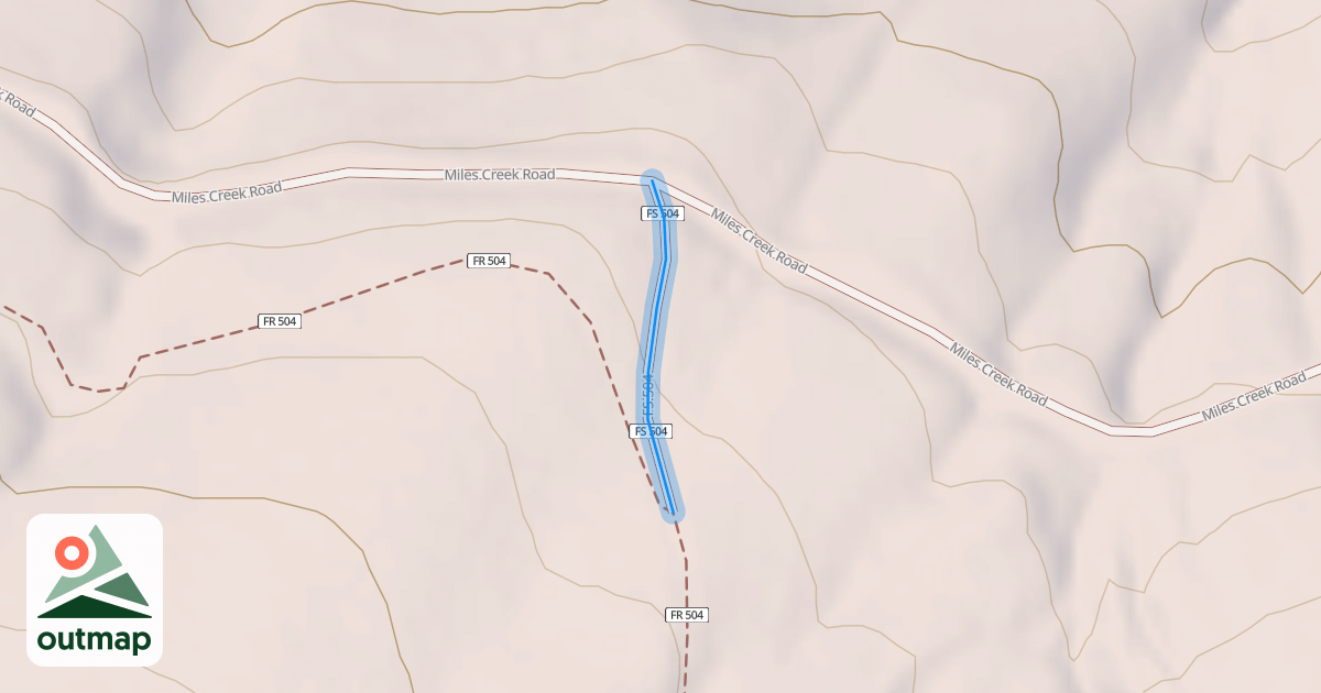 Map of FS 504
