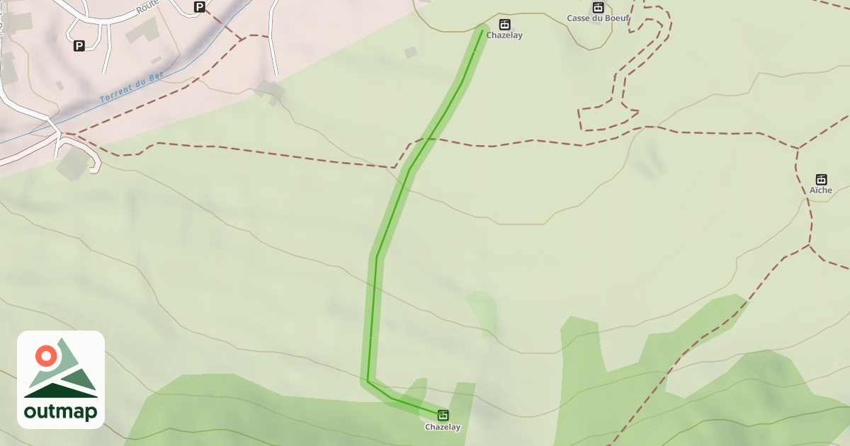 Map of Chazelay