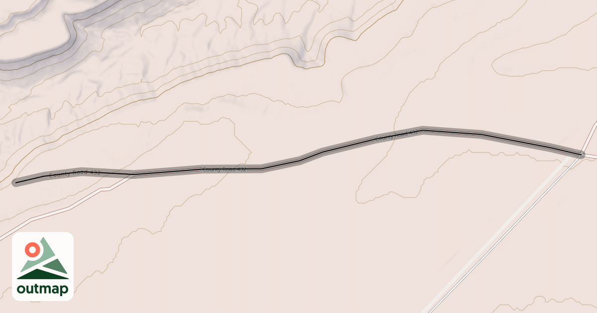 Map of County Road 432