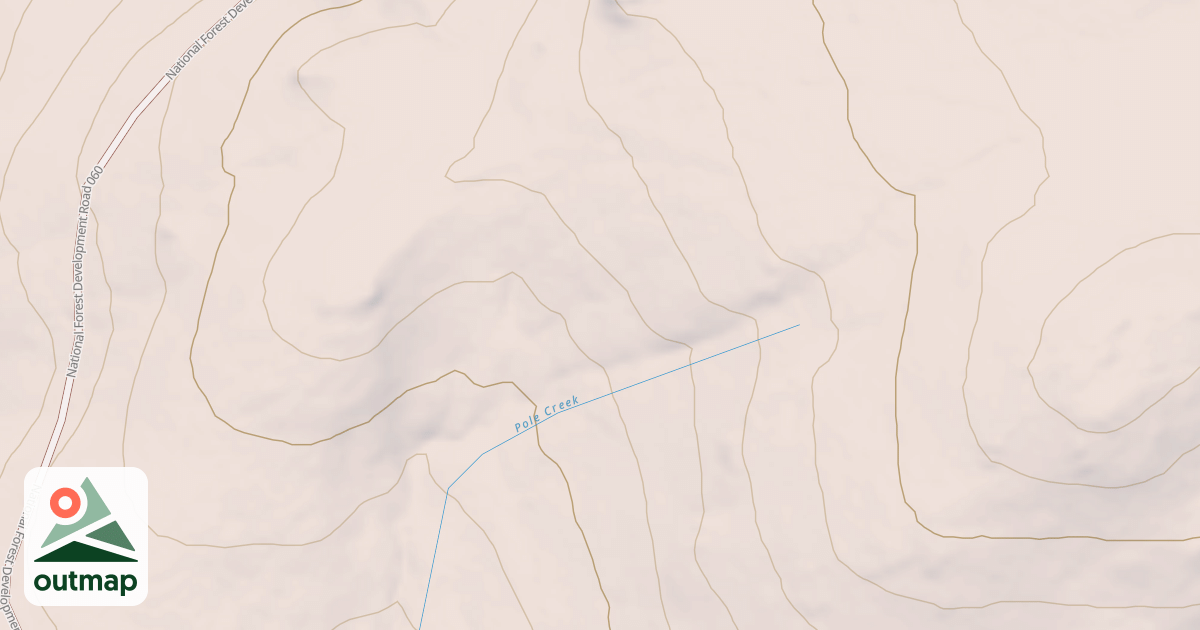 Map of USFS Motor Vehicle Use Map Roads {AB18144E-5654-4859-B70E-822C36622D1B}