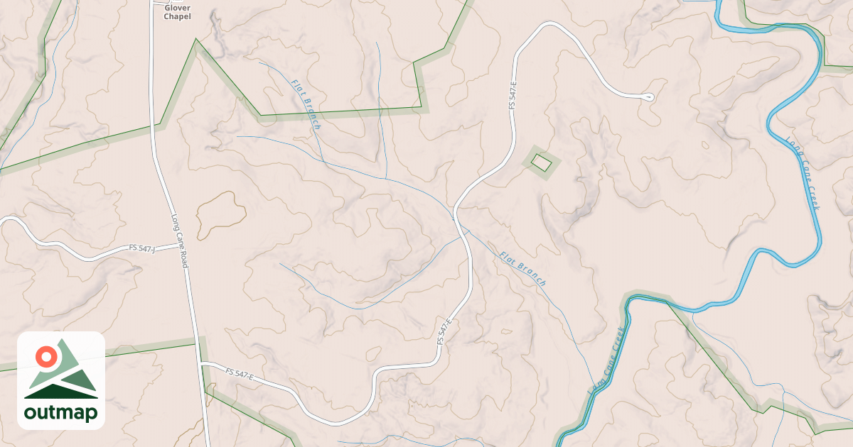 Map of BOLD CREEK E