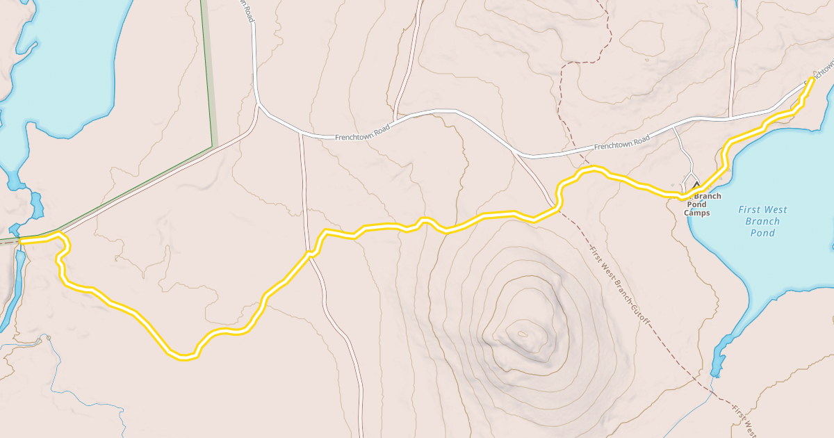 Map preview of Pleasant River Trail