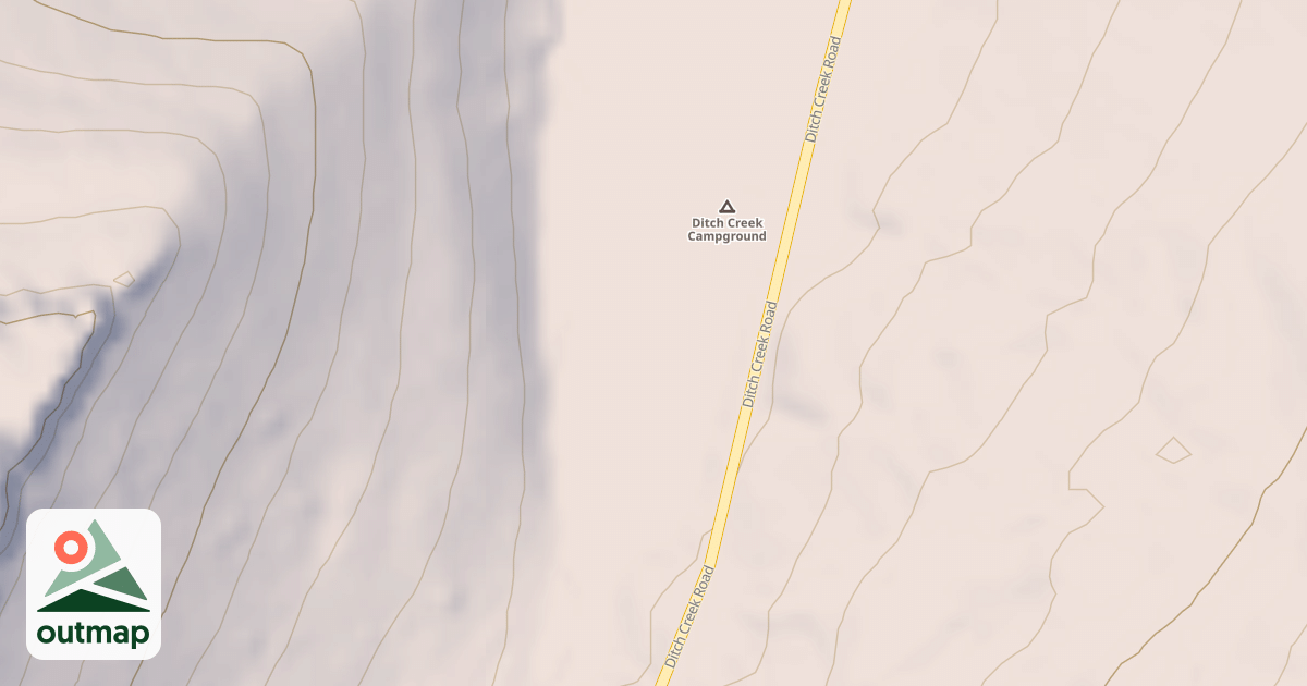 Map of DITCH CR CG LOOP 1A
