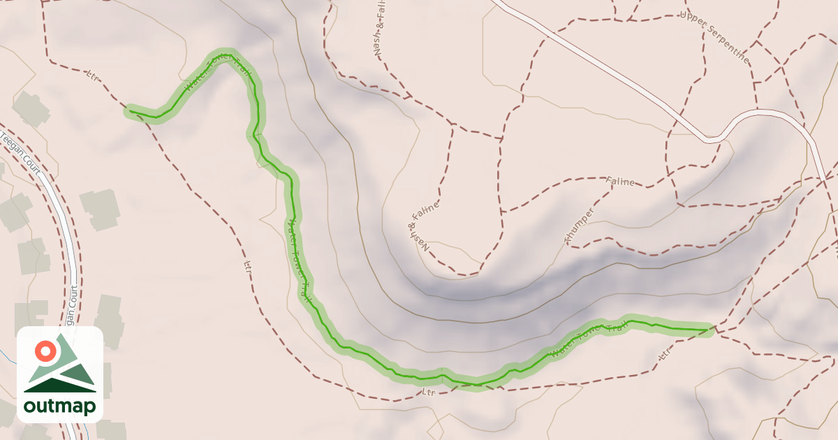 Map of Water Tower Trail