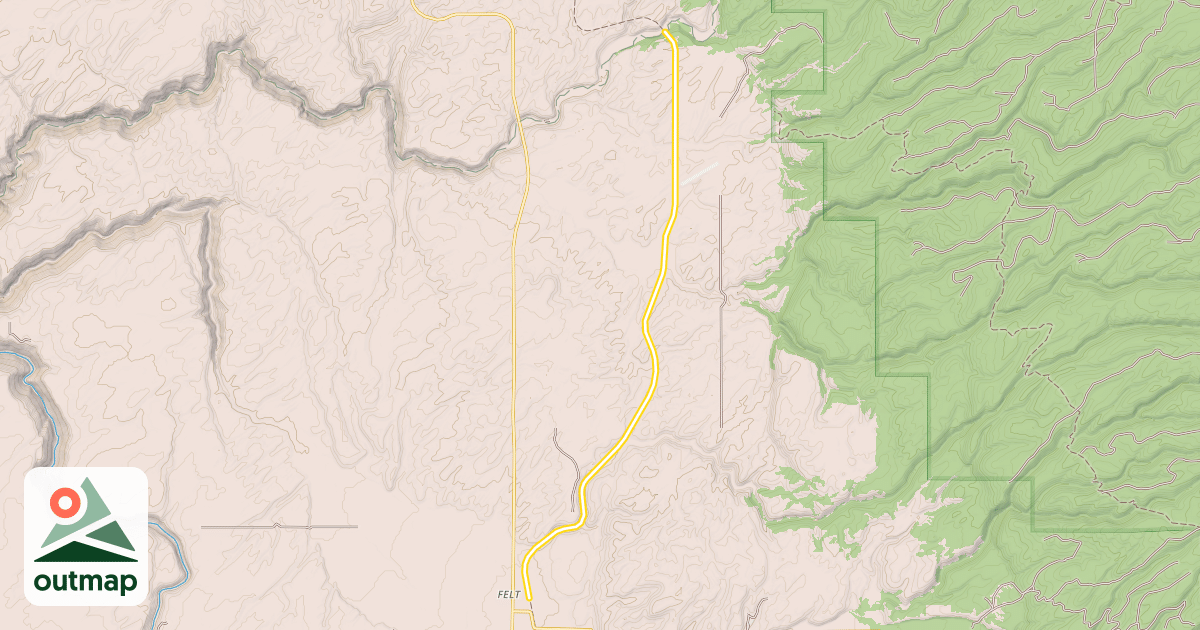 Map of Ashton-Tetonia Rail Trail