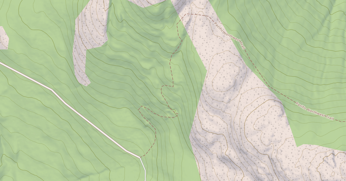 Map preview of Pacific Northwest National Scenic Trail