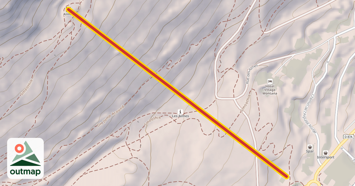 Map of Almes