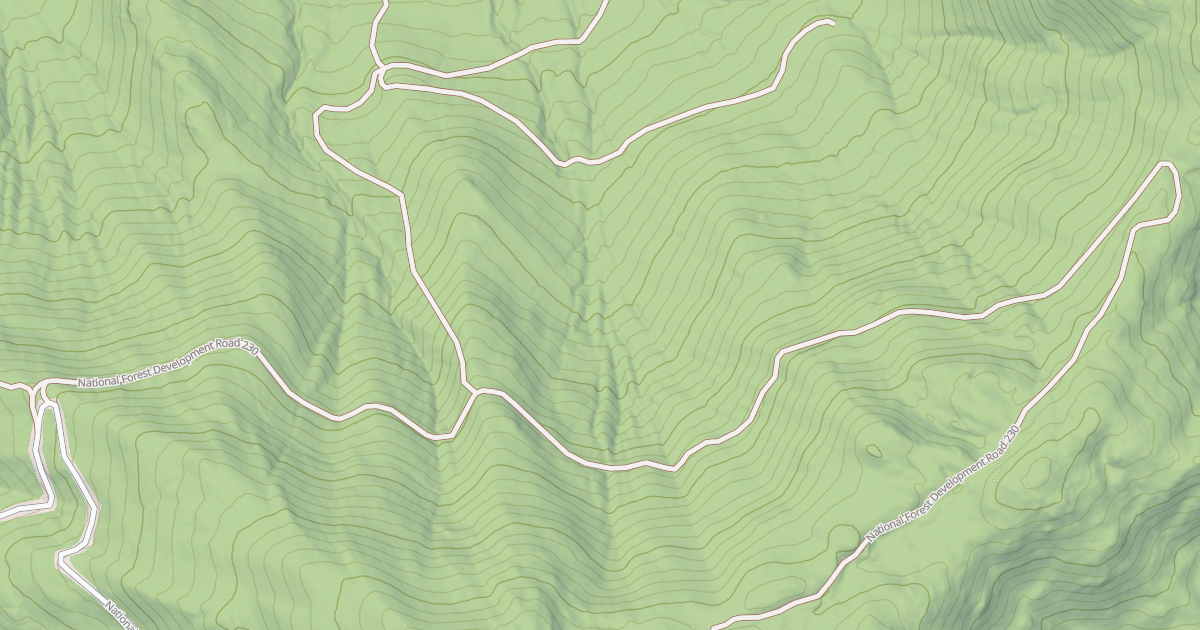 Map preview of USFS Motor Vehicle Use Map Roads {79FAB5CD-30E4-49CF-887B-D80B67EFCF28}