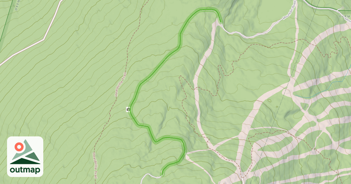 Map of Mountain Road