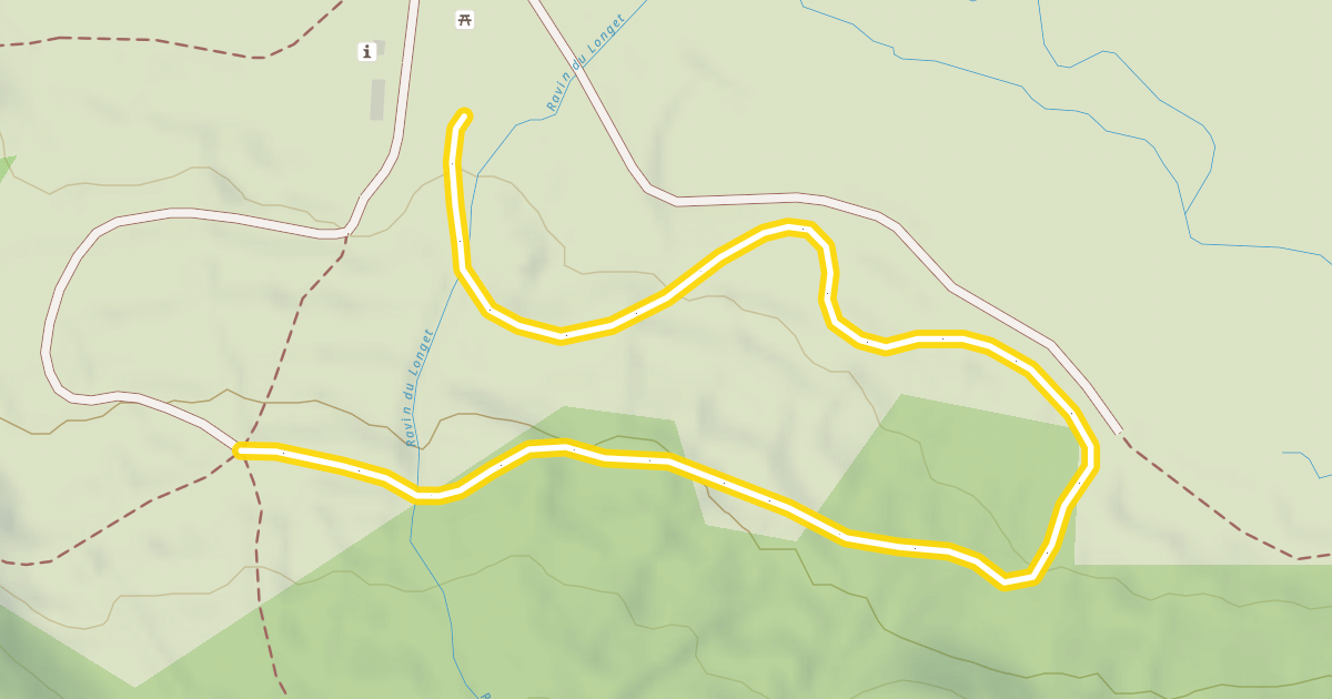 Map preview of Les Planchettes - Planchettes / Forestière