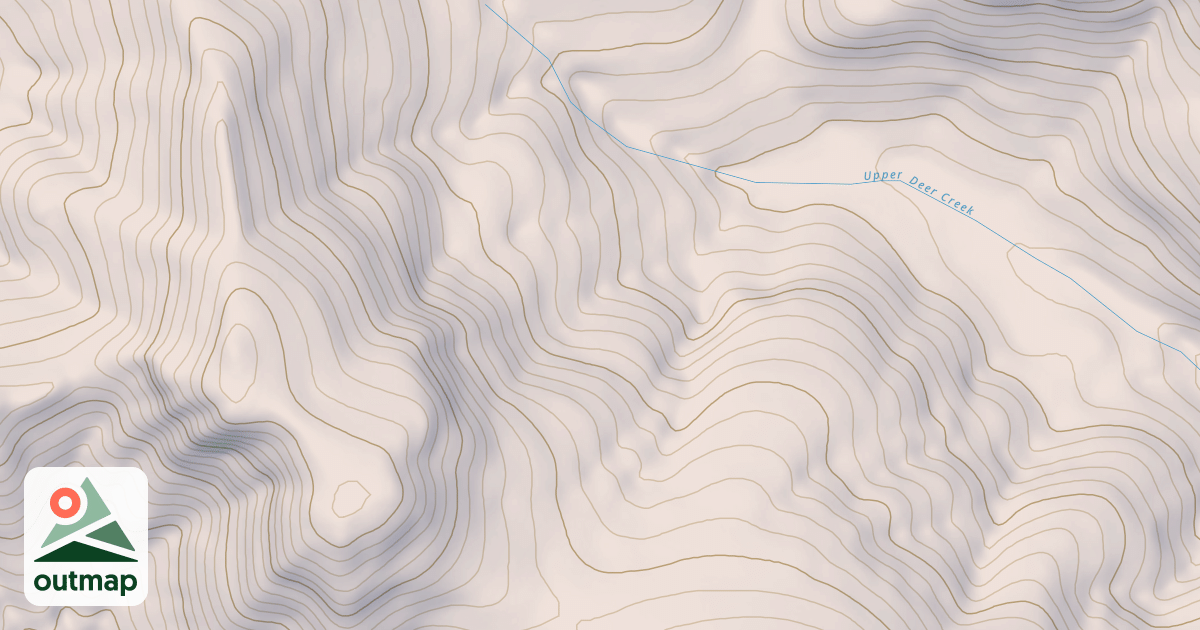 Map of Boone Peak