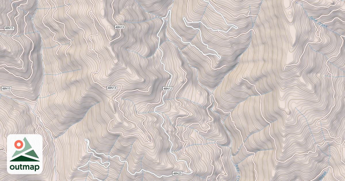 Map of BEAR CREEK