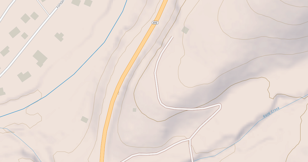 Map preview of GOLD CREEK SUMMER HOMES SPUR