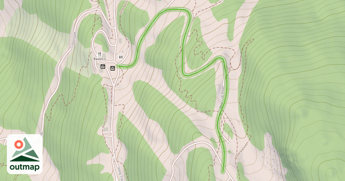 Map of Bear Cub - Lower