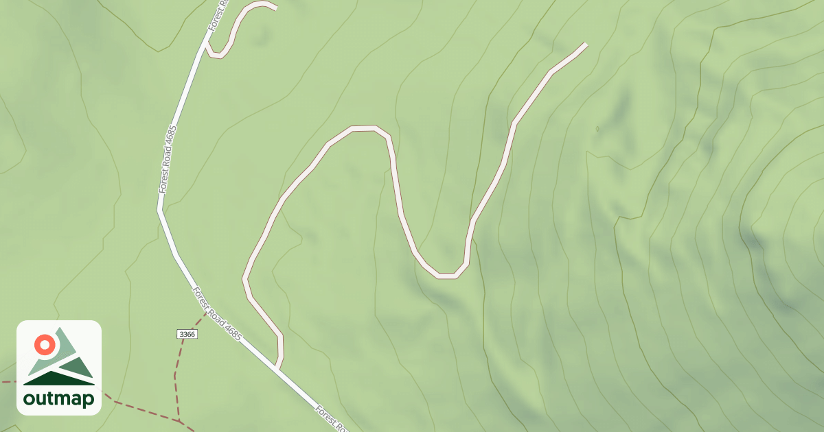 Map of SWITCHBACK ROAD