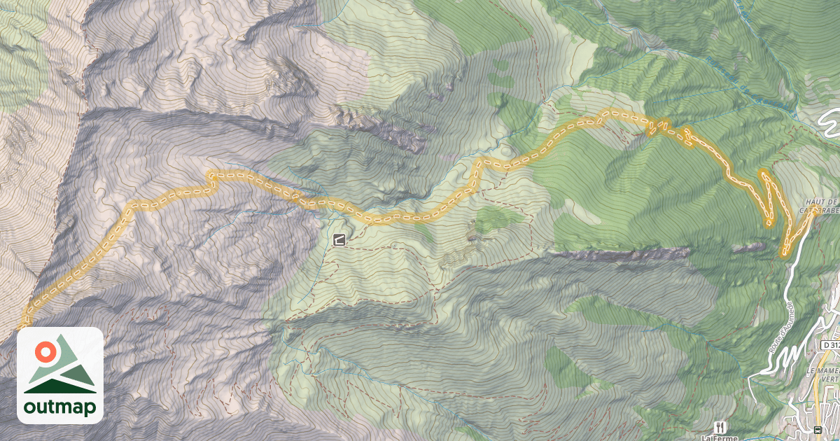 Map of Pic de Catarrabes — Ferme Igau