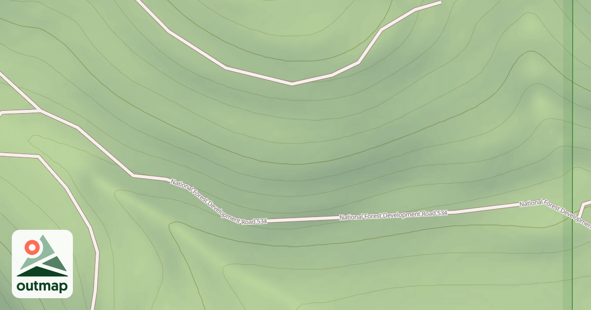 Map of DOE CREEK UNIT