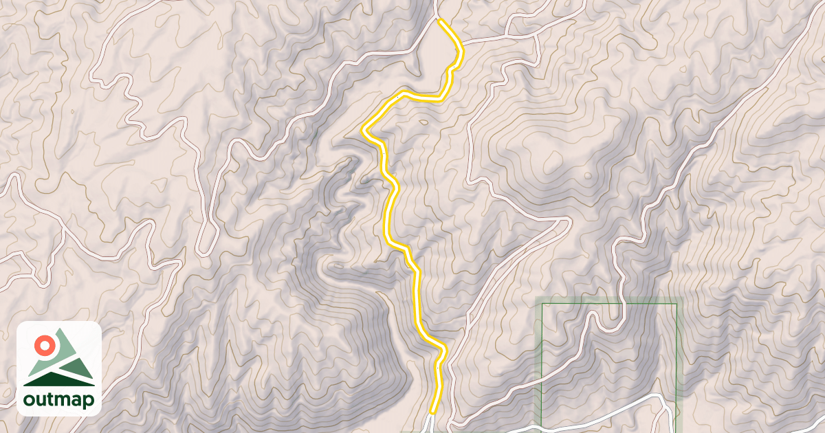 Map of National Forest Development Road 362