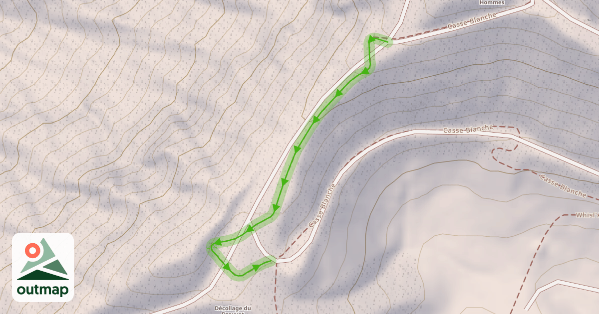 Map of Casse Blanche