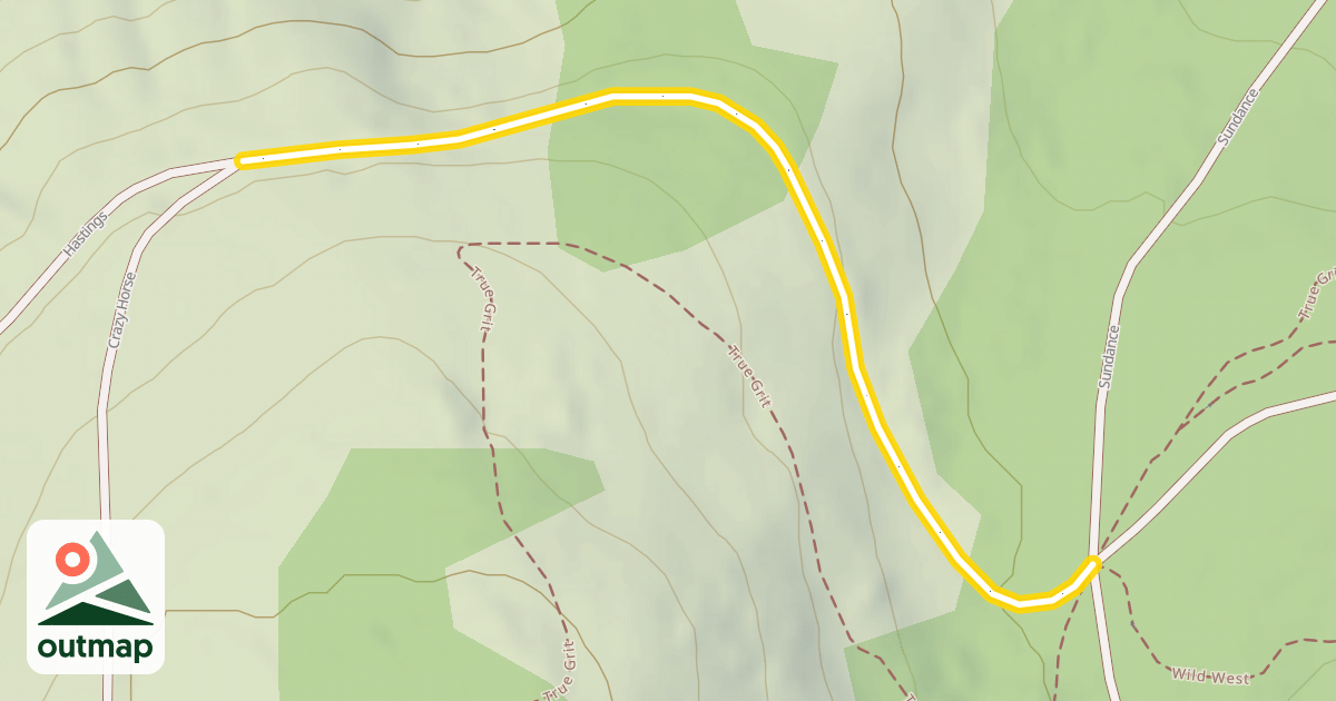 Map of Crazy Horse