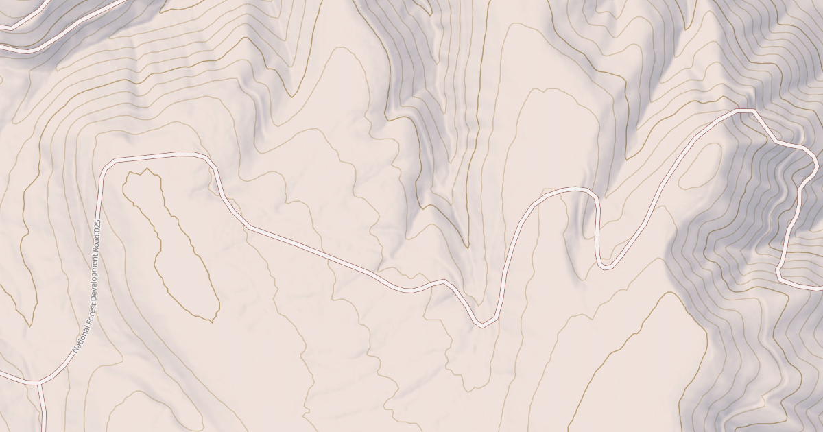 Map preview of USFS Motor Vehicle Use Map Roads {DF48F91C-8FB4-4161-9399-F38FD5536D7F}