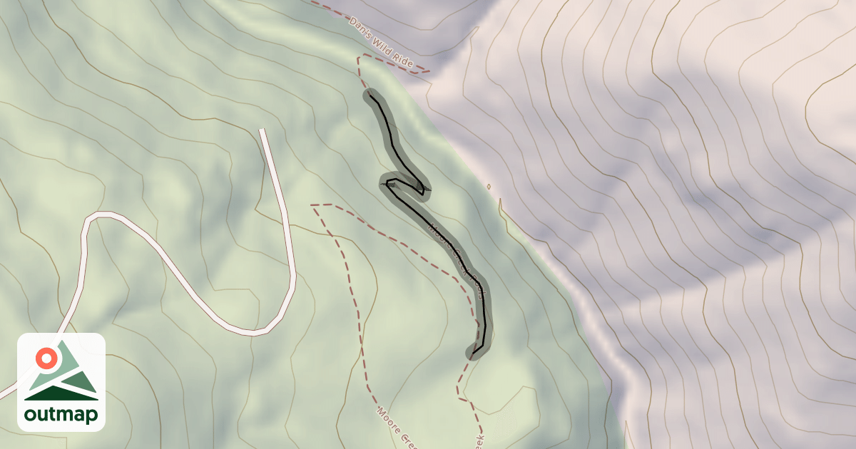 Map of Moore Creek Pools