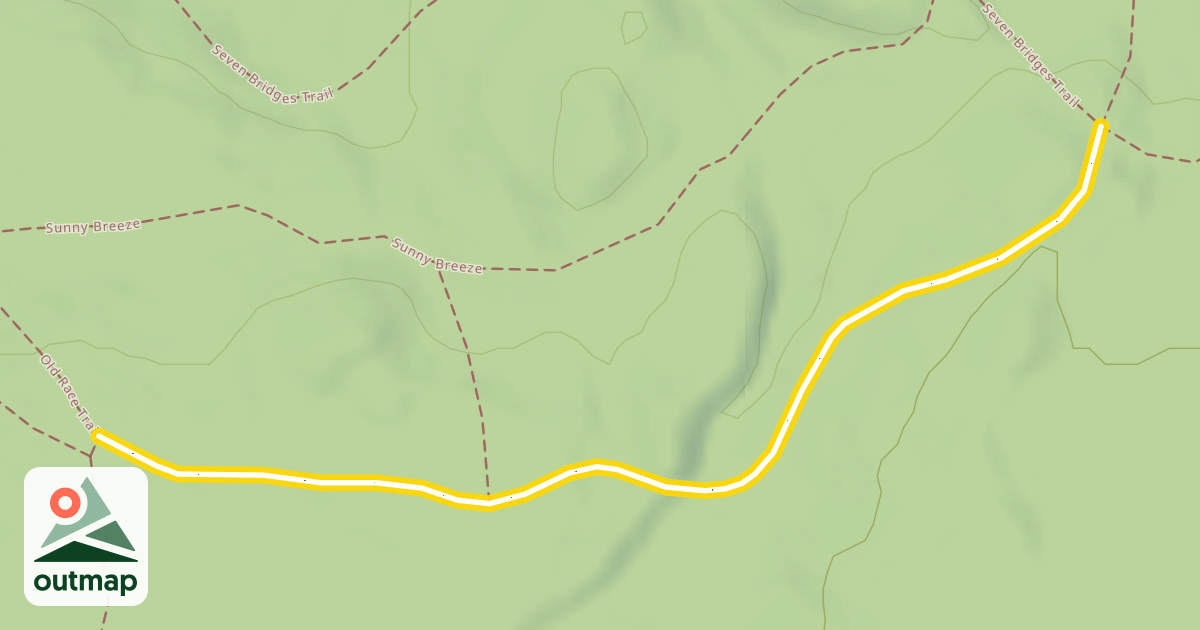Map of Old Race Trail