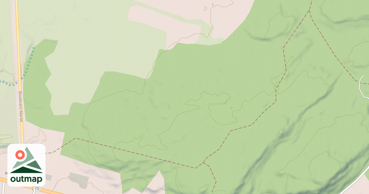 Map of Saguenay Quad Trails 114