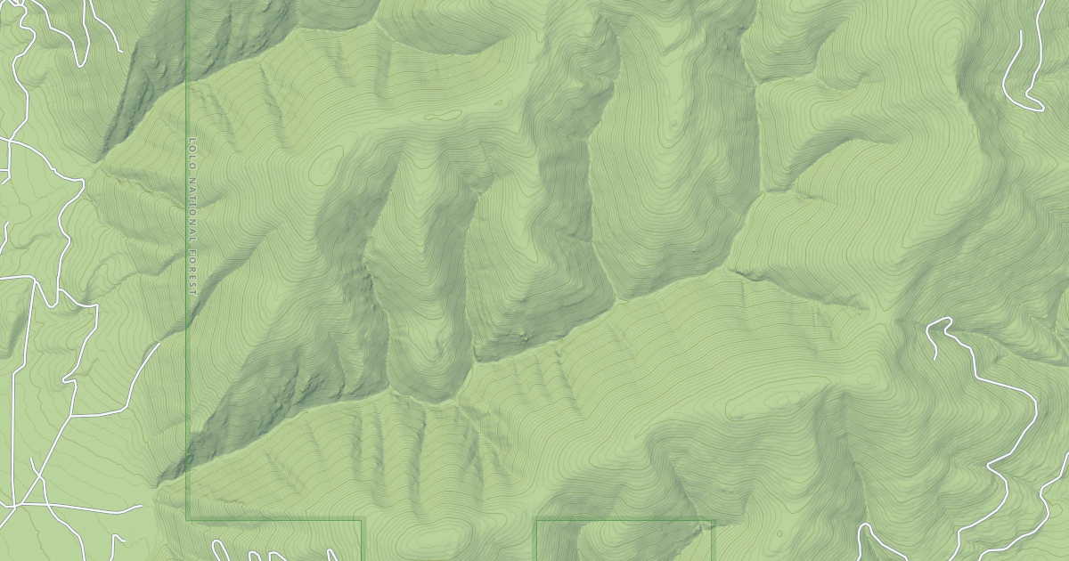 Map preview of LITTLE THOMPSON PEAK
