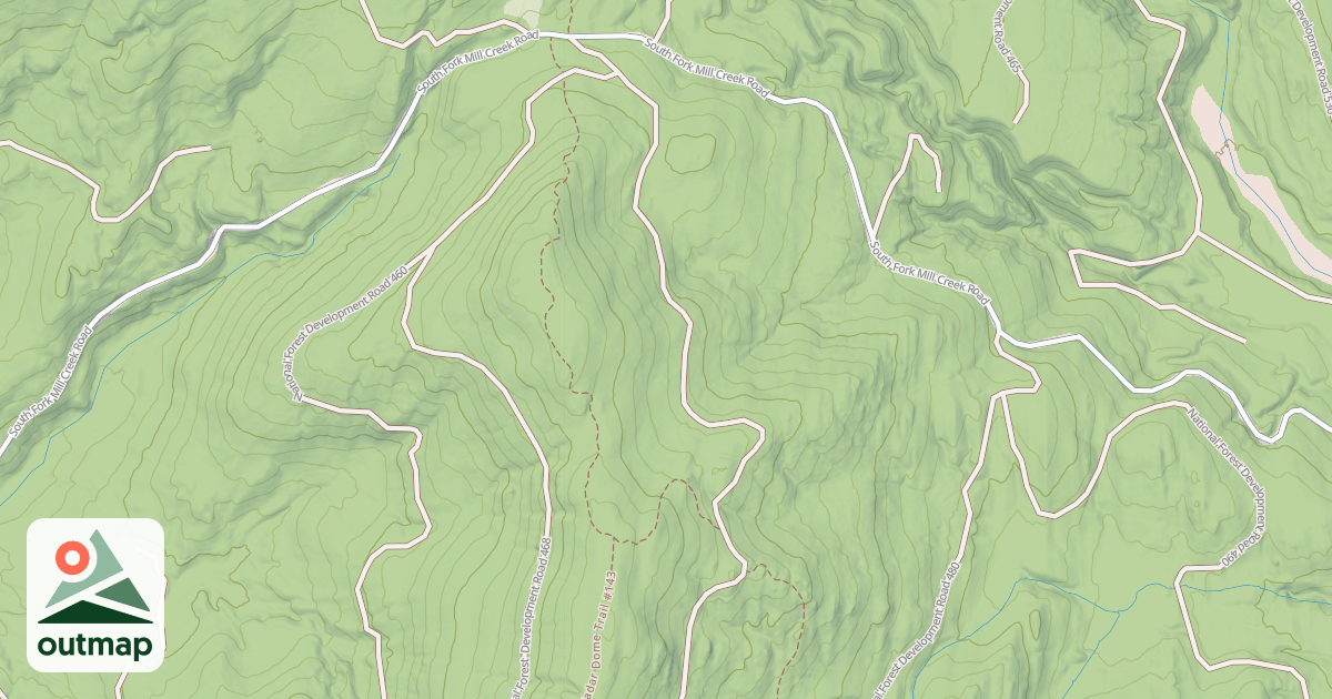 Map of HOSMER RIDGE