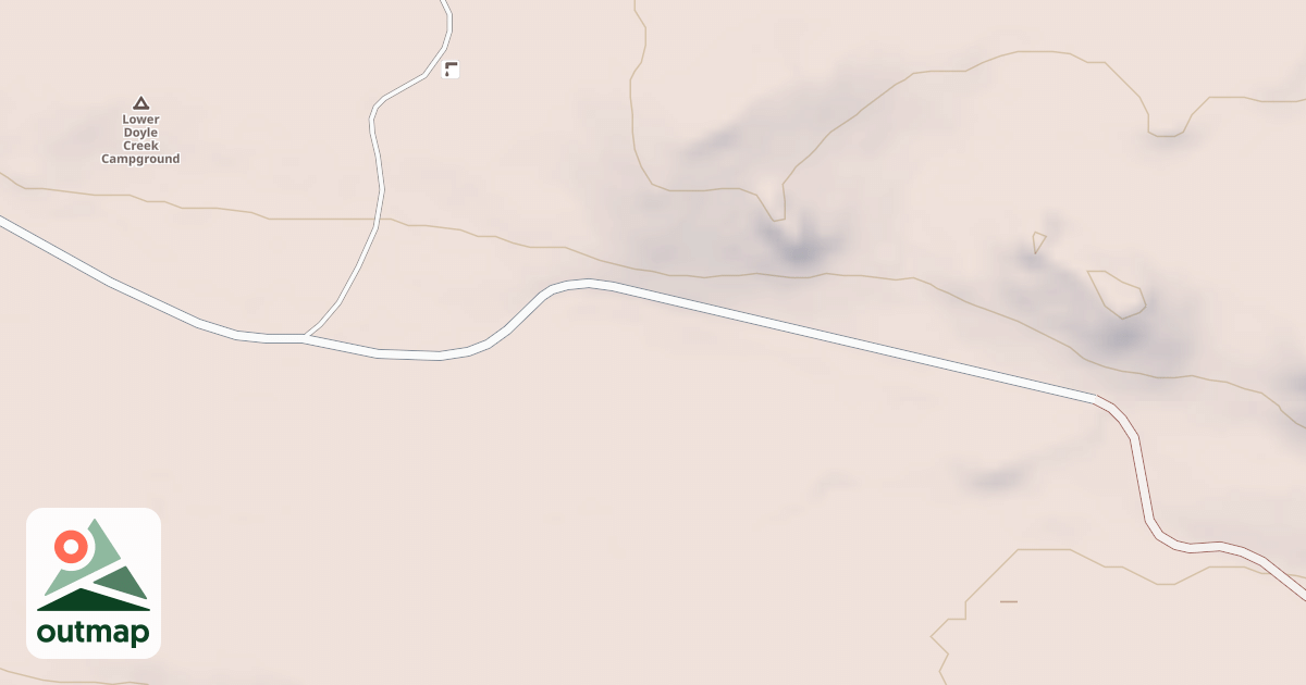 Map of LOWER DOYLE