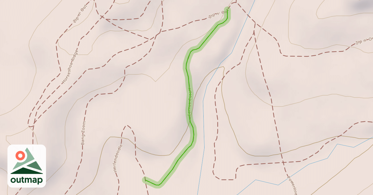 Map of Cactus Cutoff
