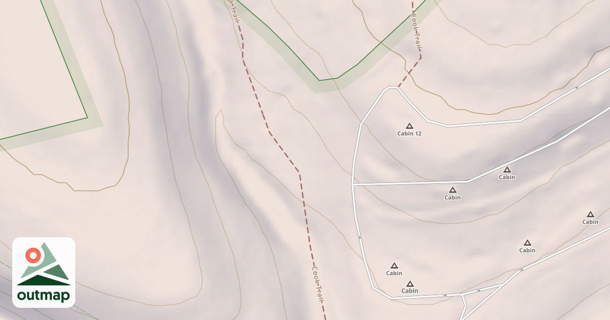 Map of Cook Forest State Park Trails