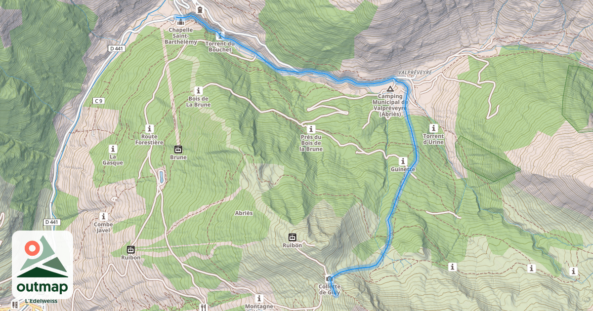 Map of Valpreveyre