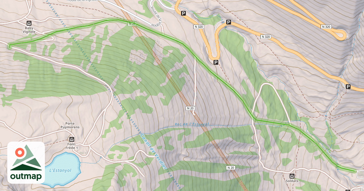 Map of Retour Porté