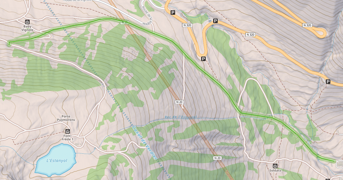 Map preview of Retour Porté