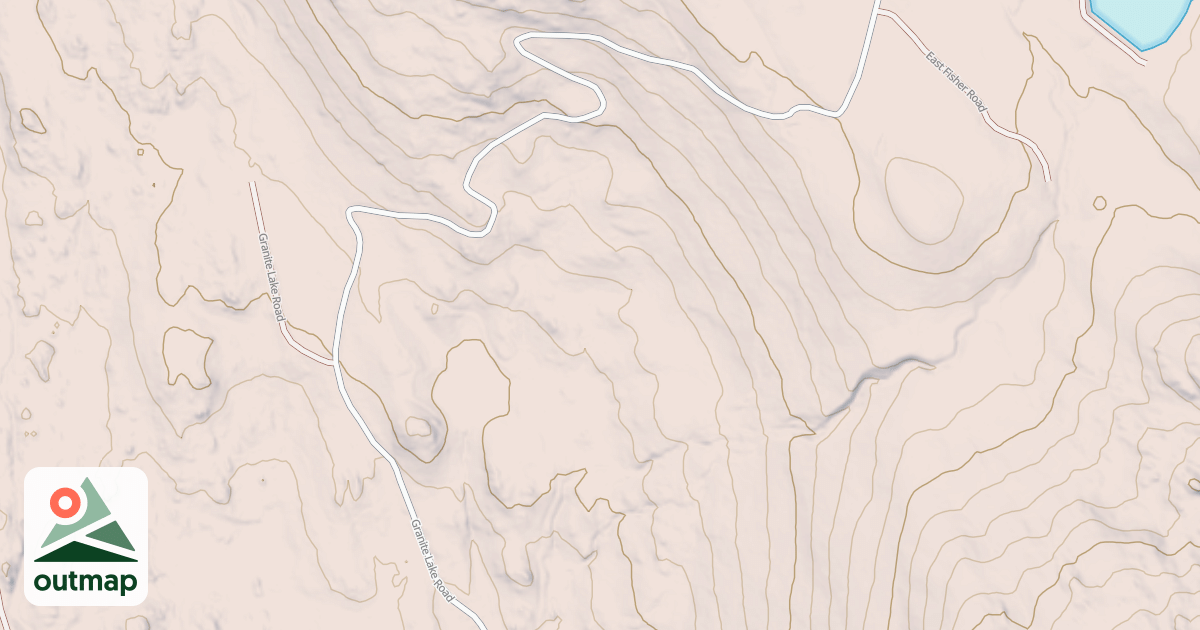Map of GRANITE LAKE