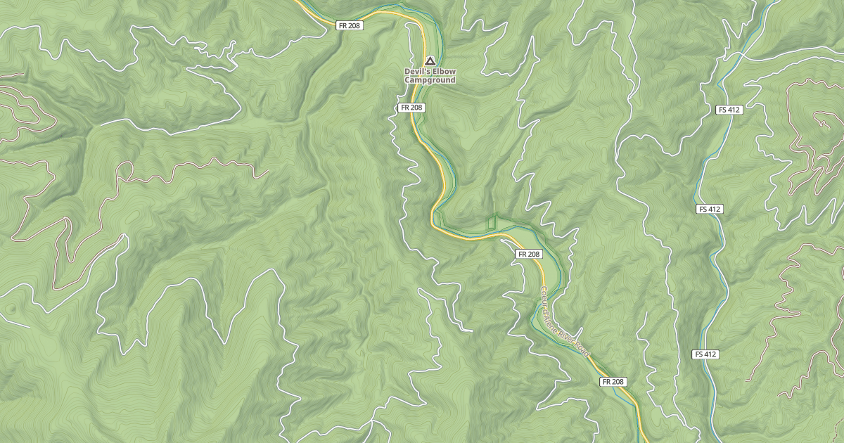 Map preview of DEVIL'S ELBOW