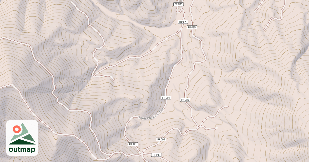 Map of SAWMILL WEST JEEP