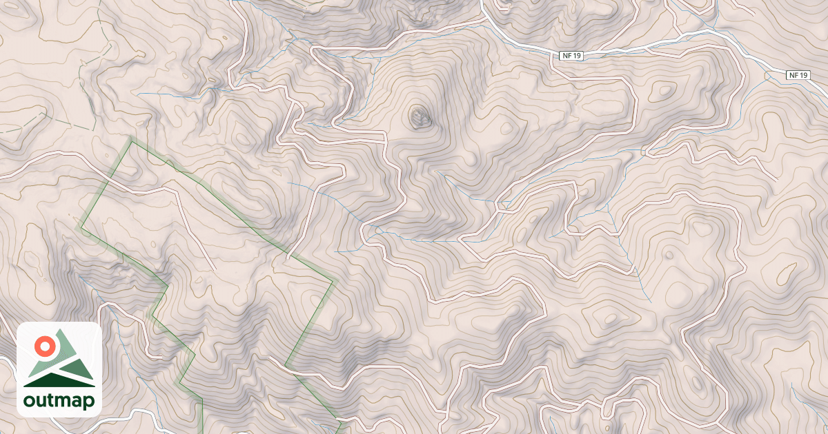 Map of USFS National Forest System Roads {9F7D1B5A-10AD-4BB3-A2AF-B79DB3DF6A2C}