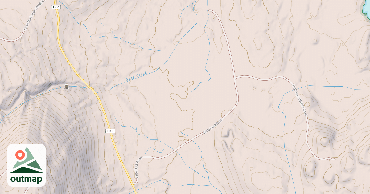 Map of LITTLE DUCK