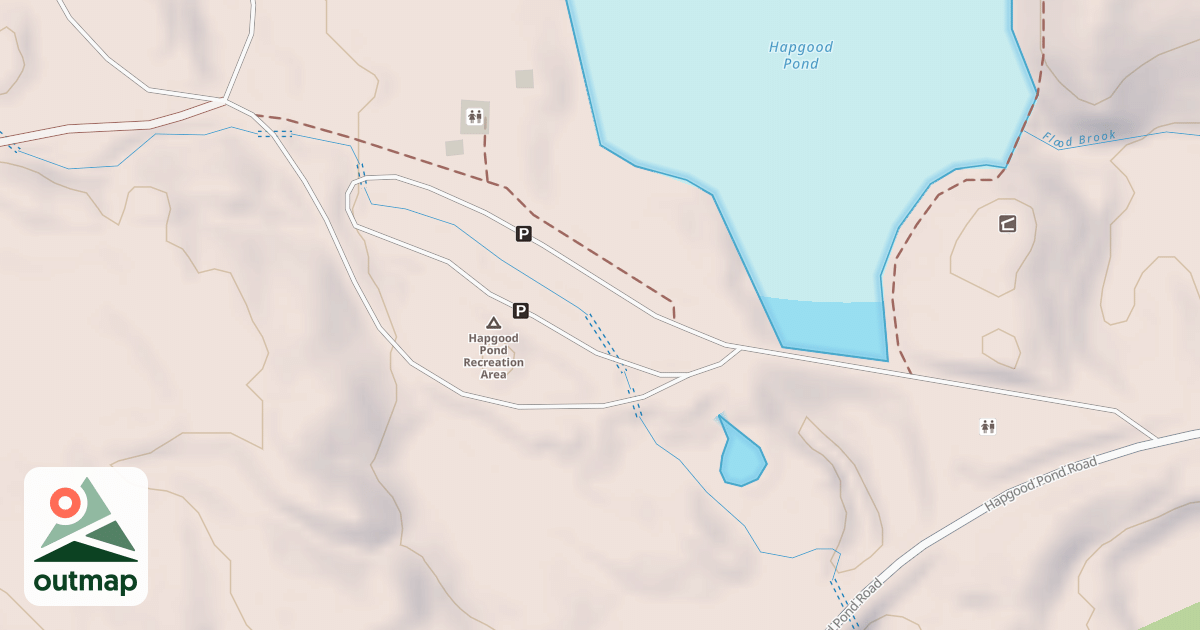 Map of HAPGOOD POND