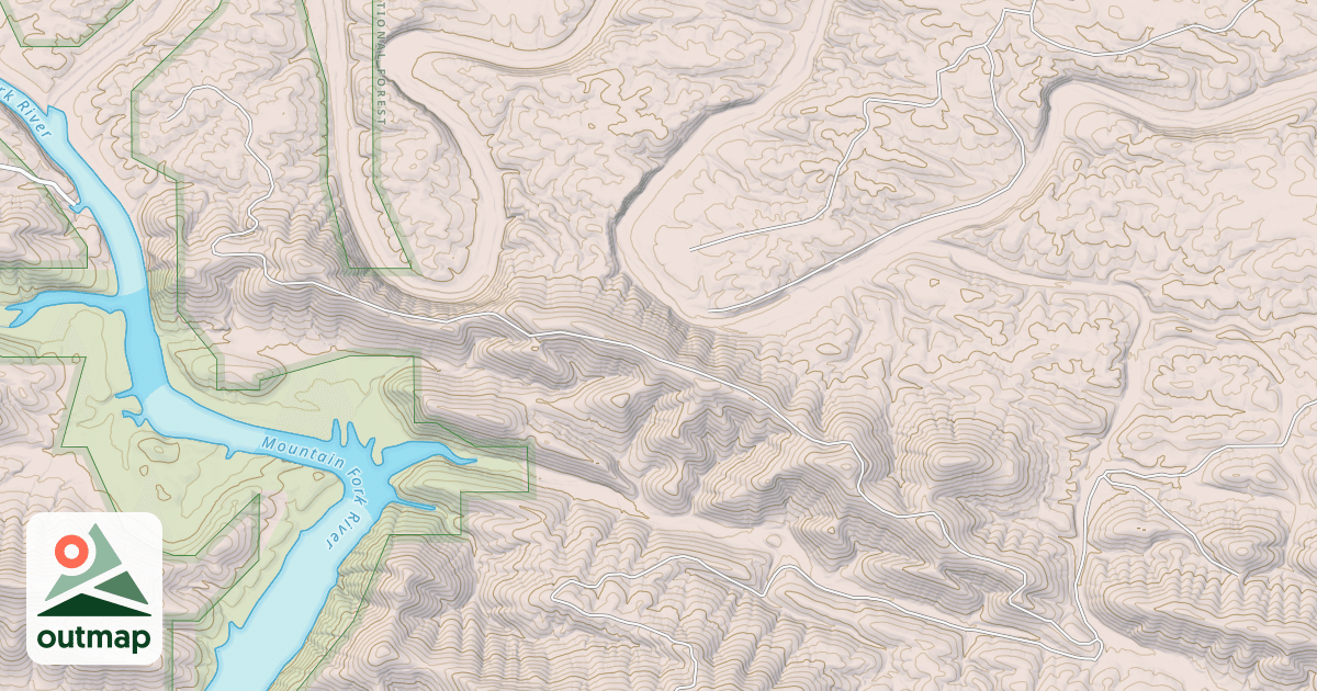 Map of USFS Motor Vehicle Use Map Roads {684C3598-C903-4C17-ADBB-E7BD6C097963}