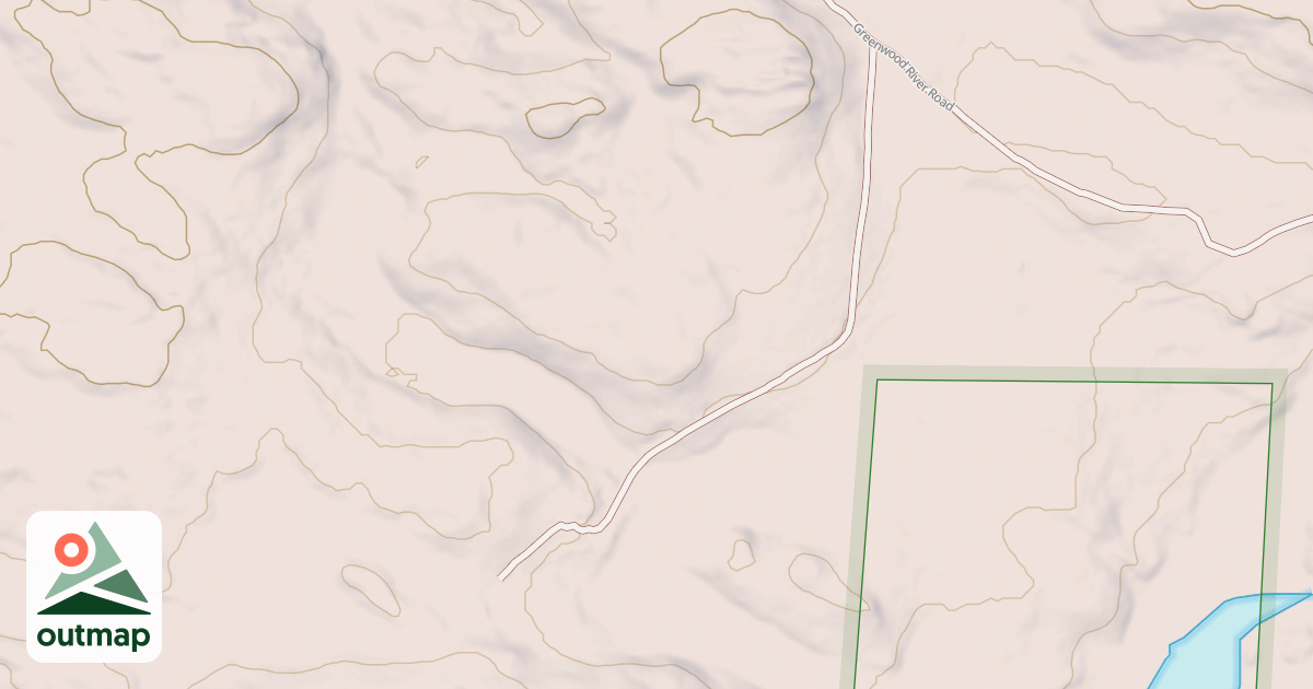 Map of FLUTE REED RIVER SPUR A